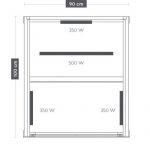 Infracrvena Sauna RUBY 1 90x100x195 cm F20090