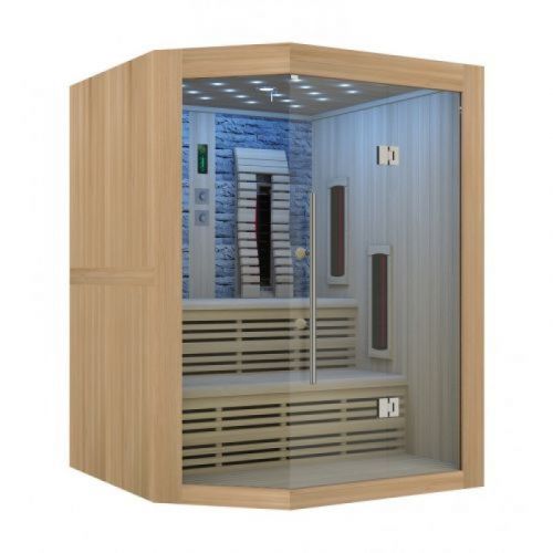 Infracrvena Sauna KIRUNA 160x141,1x64,8x114,1x160x210 cm K50160