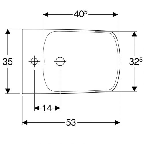 SELNOVA SQUARE Bide Podni 500.483.01.7