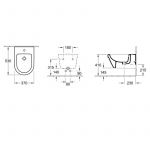 OMNIA ARCHITECTURA Bide Konzolni 37x53