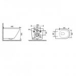 WC Šolja konzolna ARTEK SELECT sa SC daskom 232ZL