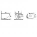 WC Šolja konzolna ARTEK GEA sa SC daskom 249ZL