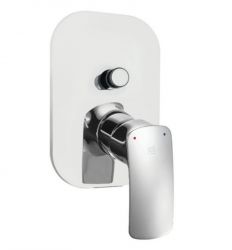 HERZ 12247 Elite e91 Rozetna za Ugradnu Bateriju sa Prebacivačem za Kadu