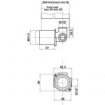 HERZ 00367 Uzidni mešač za tuš