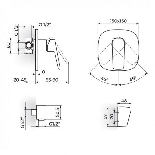 STOLZ 131105 Uzidna Baterija za Tuš
