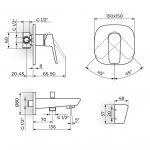 STOLZ 131201 Uzidna Baterija sa Izlivom i Ručnim Tušem