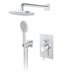 ZERRO JZ31601 uzidna baterija za tuš kadu sa uzidnim i ručnim tušem