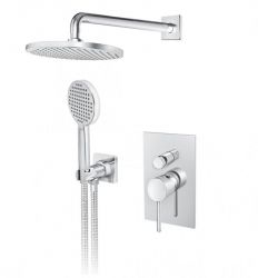 ZERRO JZ31601 uzidna baterija za tuš kadu sa uzidnim i ručnim tušem