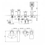 S2 233204 Baterija za kadu