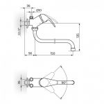 KING J362002 Baterija za Protočni Bojler Izliv 150mm