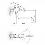 KING J362001 Baterija za Protočni Bojler Izliv 200mm