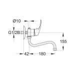 HERZ 01281 SIMPATY Baterija za protočni bojler