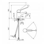 KING J30L001 Baterija za Lavabo - Lekarska