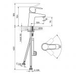 CUBO3 JC30101 Baterija za Lavabo