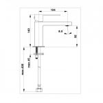 HERZ 00057 SQ q11 baterija za lavabo