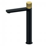 S2 BLACK & GOLD 230109BG baterija za lavabo visoka