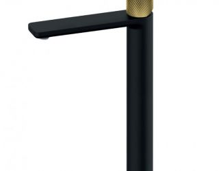 S2 BLACK & GOLD 230109BG baterija za lavabo visoka