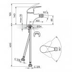 KING J391001 Baterija za Bide