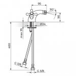BRONTEE NB29101 Baterija za Bide