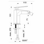 HERZ 00530B ZEN Baterija za bide crna