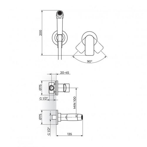 S2 GOLD 239502G Baterija za bide