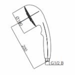HERZ Tuš Ručica hrom a311 Prestige 12044