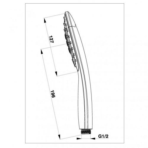 HERZ Tuš Ručica hrom a302 Simphony 12054