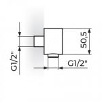 STOLZ Zidni Priključak za tuš crevo PRGC11