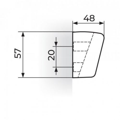 Držač ručnog tuša ABS-HROM PDTV01