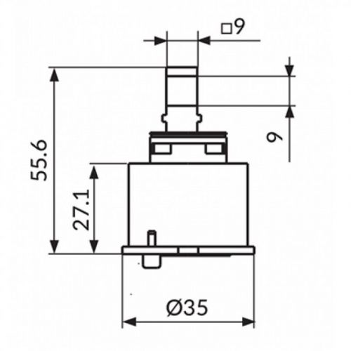 Keramički mešač – 35 mm PERLA - PKM35A