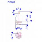 Keramički Mešač sa nožicom – 35 mm - PKM35B