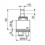 Keramički Mešač -40B, SA PKM40B