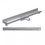 ACO Set ShowerDrain C Telo Kanala Sa Vertikalnom Flanšom I WAVE Rešetkom 585 Mm 9010.88.42 OUTLET