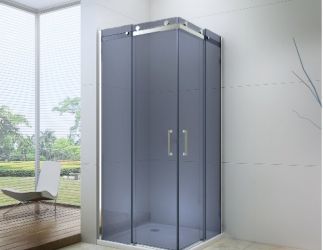 EX803S tuš paravan 90x90x195/8mm Dim Staklo Klizna Šipka