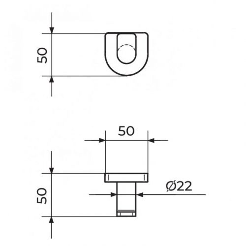 S2 CHROME 2905 vešalica