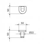 S2 BLACK 2905B vešalica