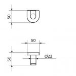 S2 GOLD 2905G vešalica