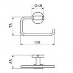ZERRO JZ909 držač WC papira