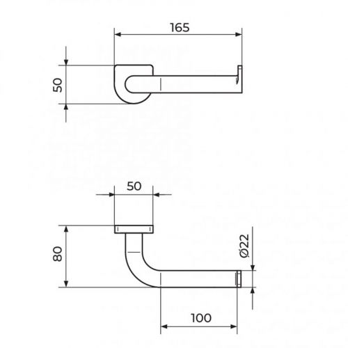 S2 CHROME 2909 držač WC papira