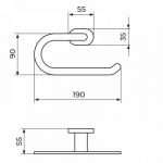 MISTIQUE JM909 držač WC papira