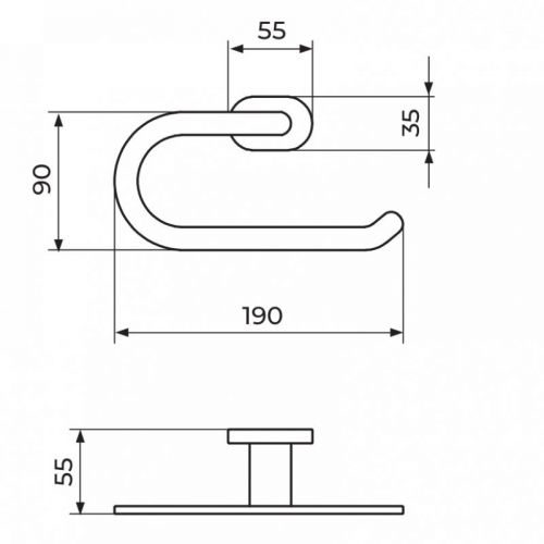 MISTIQUE JM909 držač WC papira