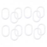 Alkice za zavese 12/1 pvc bele