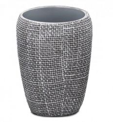 Čaša za četkice Polirezin siva Tessuto