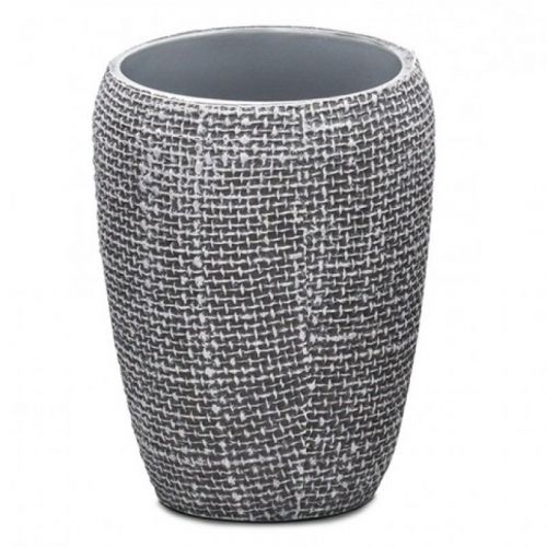 Čaša za četkice Polirezin siva Tessuto