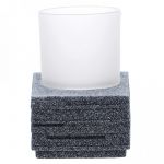 Čaša za četkice siva Polirezin Brick