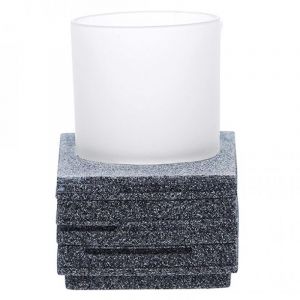 Čaša za četkice siva Polirezin Brick