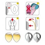 Zidna žičana polica za kupatilo STICK, LS2, 22.19.17