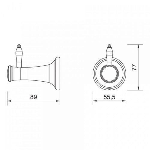 Kukica za peškir ANTICA - AAI05BR