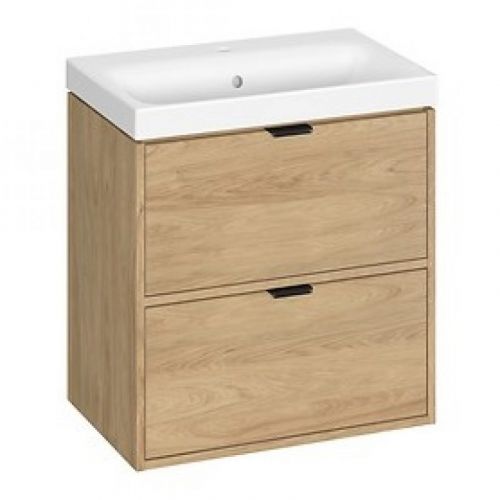 Ormarić sa umivaonikom ATRATO SLIM 60 OAK HIKORA C641 S4007-004