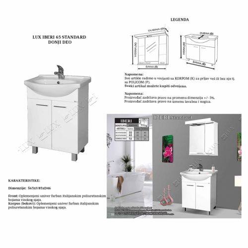 LUX IBERI 65 - donji deo